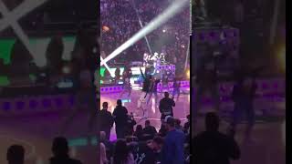 Ja Rules Halftime Show Wasnt Even Over Yet, And Giannis Was Already Back On The Court Warming Up