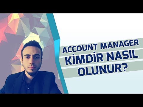 Video: Hesap Yöneticisi Için İş Tanımı