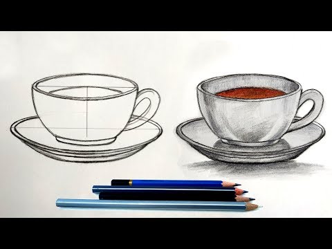 How to Draw Tea Cup Step by Step (Very Easy)