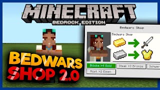 Bedwars SHOP 2.0 Tutorial! (Easy) 🤑 Minecraft Bedrock Tutorial