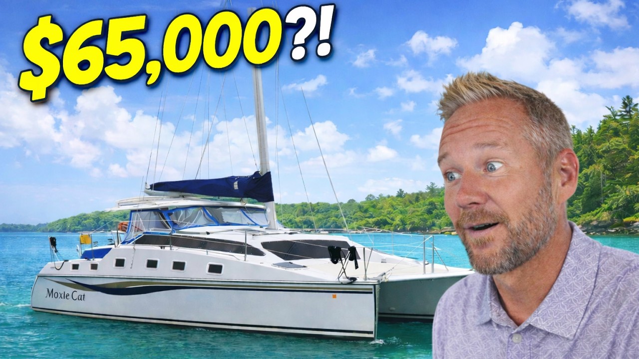 ⁣The Cheapest Cruising Catamaran I’ve Ever Found!