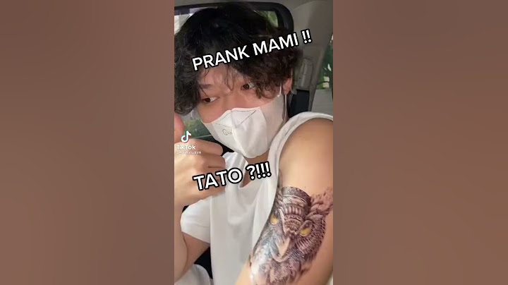 Willie Salim Prank mami dengan tatto barunya??!! #shorts