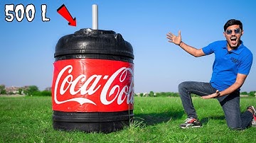 Biggest Coca-Cola Fountain- 500 Liters | Will It Work?