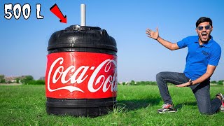 Biggest Coca-Cola Fountain- 500 Liters Will It Work?