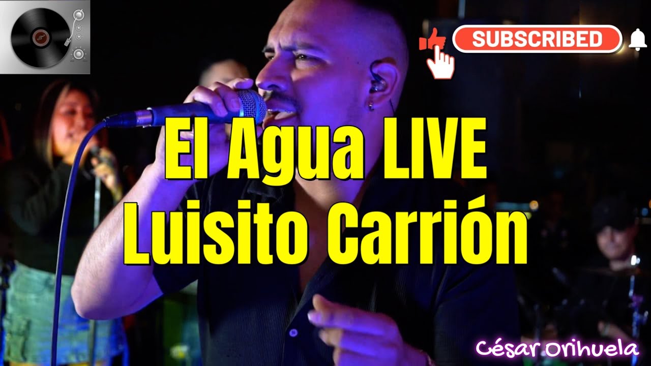 el agua luisito carrion karaoke