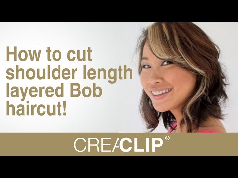 How To Cut Shoulder Length Layered Bob Haircut Celebrity Haircuts