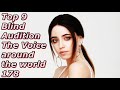 Top 9 blind audition the voice around the world 178