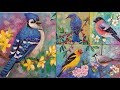 Blue Jay Songbird Series LIVE Acrylic Painting Tutorial