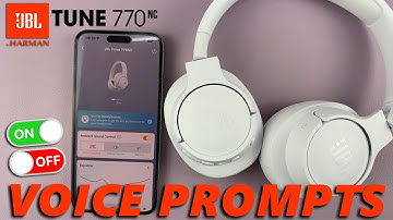 How To Turn Voice Prompts ON / OFF On JBL Tune 770 NC Headphones