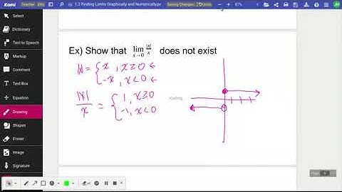 1.2 Finding Limits Graphically and Numerically
