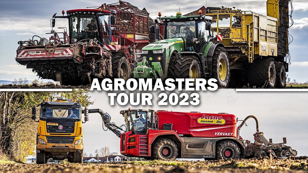 😎 AGROMASTERS TOUR 2023 | CZ / SK | 🔥 - NEW VERVAET in JASNO, HOLMER Terra Dos, John Deere 8R