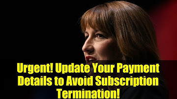 Urgent! Update Your Payment Details to Avoid Subscription Termination!