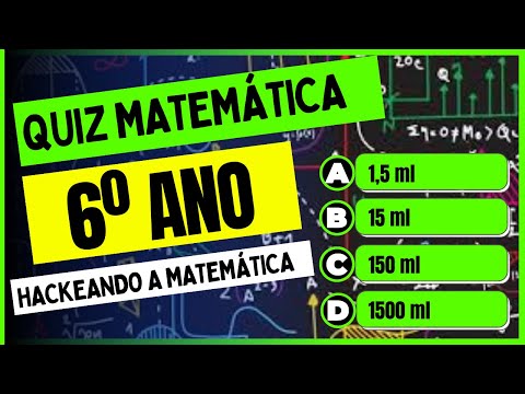 Quiz de Matemática 6º Ano #4 -  