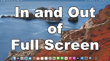 How To Quickly Get In And Out Of Full Screen On A Mac | A Quick & Easy Guide.