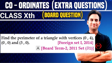 Find the perimeter of a triangle with vertices (0,4), (0,0) and (3,0).