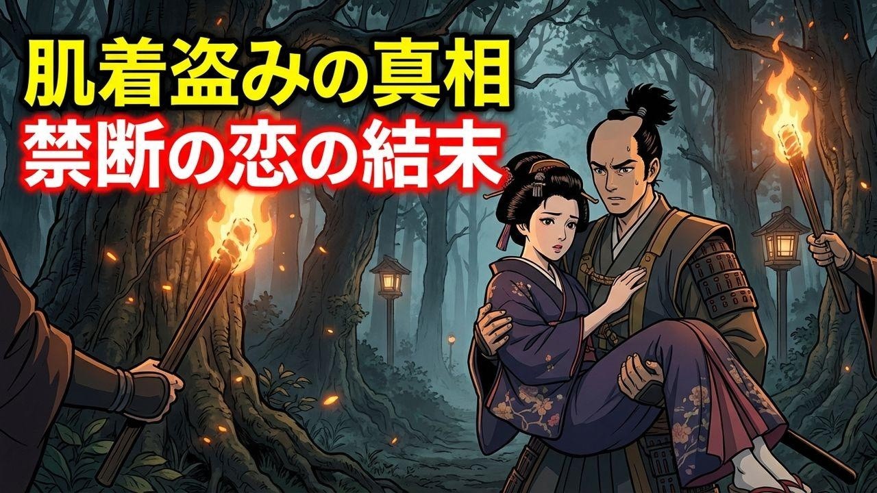 老中の姫が下男に濡れ衣を？「肌着盗み」に隠された禁断の愛