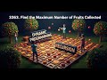 Leetcode 3363. Find the Maximum Number of Fruits Collected | Dynamic Programming | Telugu