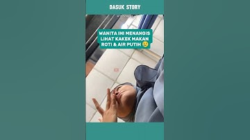 Wanita Ini Menangis Haru Saat Melihat Seorang Kakek Hanya Makan Roti dan Air Putih 😢 #shorts