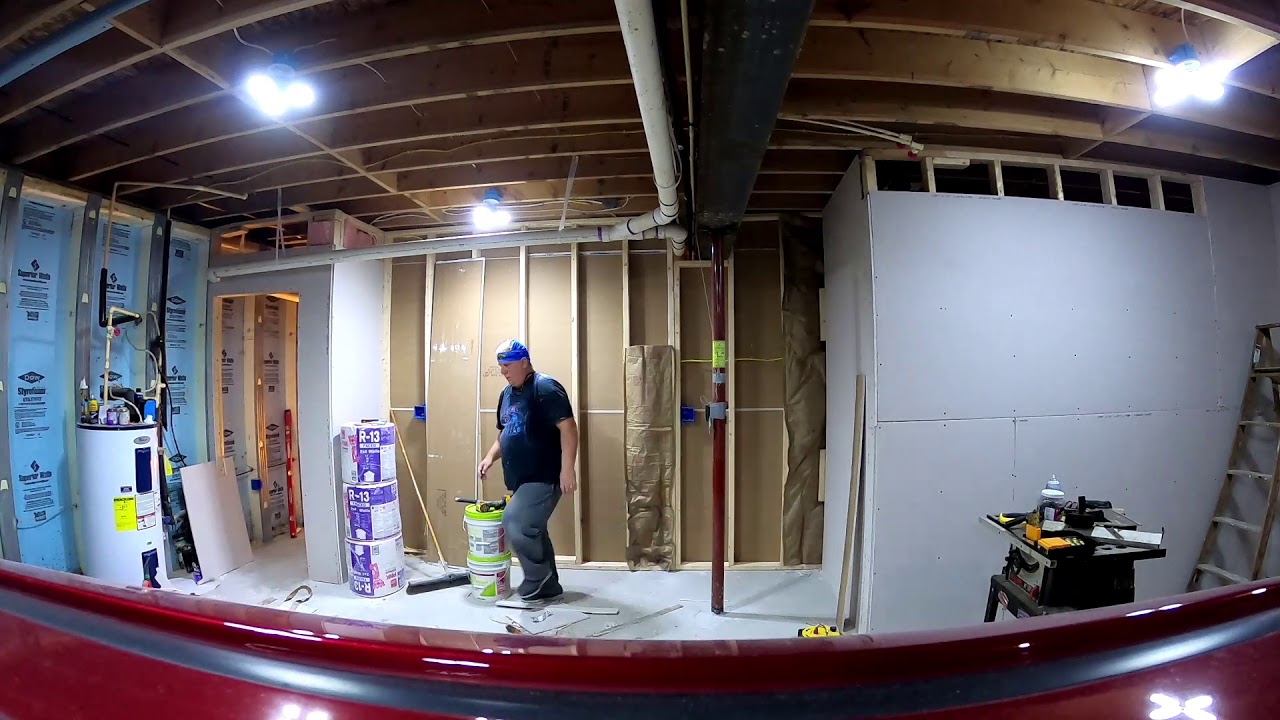 Insulation in basement - YouTube