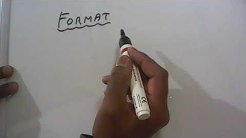 Format and Format Statements in Fortran 77