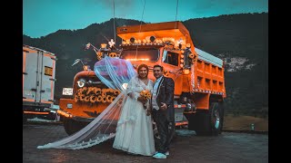 Matrimonio en una hermosa veterana