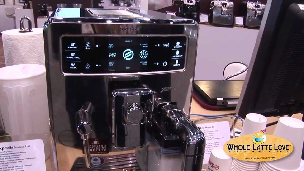 Saeco Xelsis Espresso Machine & Craft Coffee Maker