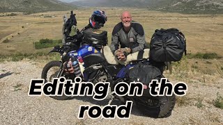 How Bike Guy Dave edits his YouTube videos on the road
