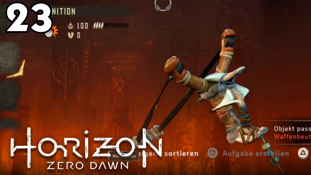 Horizon Zero Dawn Neues Spiel Plus Neue Waffen Neue Waffe: Sprengschleuder 📡 Let's Play Horizon Zero Dawn #23 Gameplay