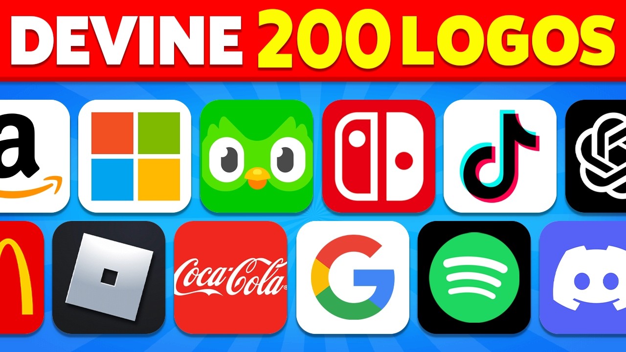 Devine 200 Logos en 3 Secondes ⏰😱 | Quiz Logos