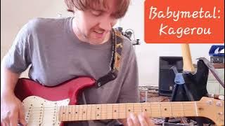 Babymetal - Kagerou | Guitar Lesson #guitarlesson #babymetal #kamiband