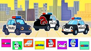 Indovina il veicolo della polizia! ❓ | Gioco di costruzione e abbinamento 🚔 | Sfida puzzle veicolo screenshot 5