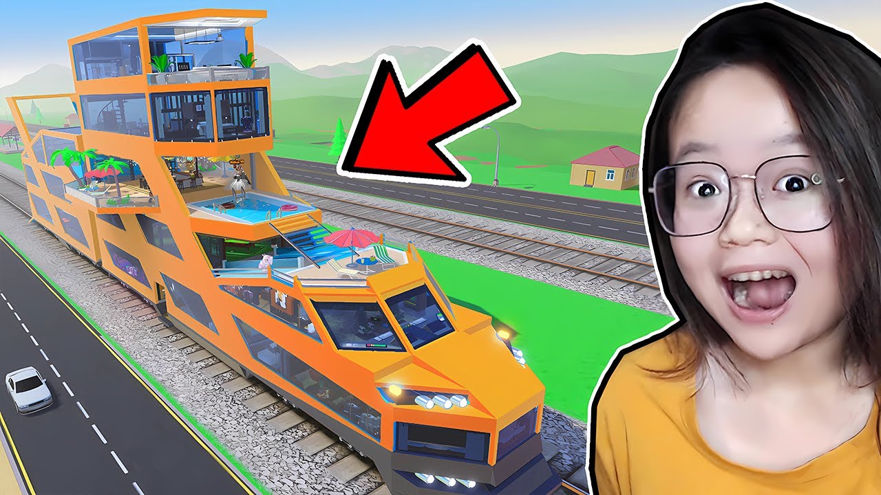 MOMON & ATUN BANGUN MEGA TRAIN DI ROBLOX @BANGJBLOX