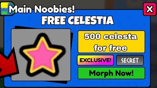 FREE CELESTIA IN ROBLOX FIND THE NOOBIES NEW UPDATE | 6 NEW WORKING CODES 