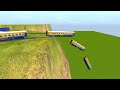 Trains Falls Into Deep Ravine | Kereta Api Jatuh Ke Jurang Yang Dalam | Trainz Simulator 2009