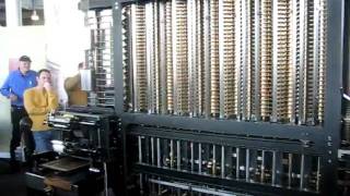 Babbage Difference Engine No. 2 front at Computer History Museum