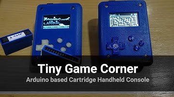 Arduino Based Cartridge Game Handheld Console - Tiny Game Corner