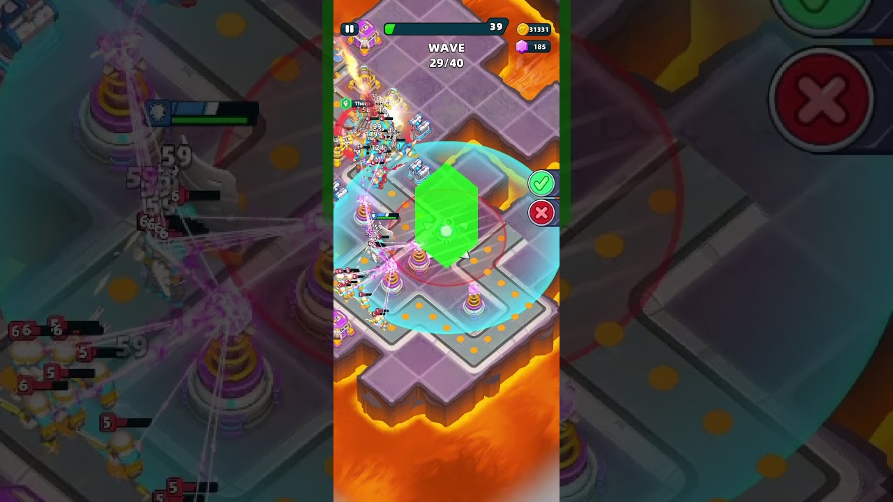 Raid Rush: Tower Defense TD - Inferno Edge 