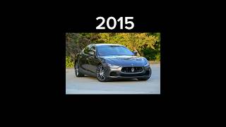 Evolution Of Maserati Ghibli (1967-2023)#evolution #maserati #ghibli #cars #shorts #2023