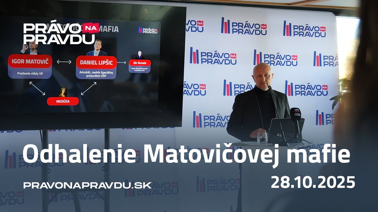 MIMORIADNA TLAČOVÁ KONFERENCIA: Dôkazy o bezprecedentnom trestnom konaní predsedu vlády SR