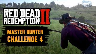 Red Dead Redemption 2 Master Hunter Challenge #4 Guide - Call an animal and get a clean kill 5 times