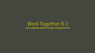 Work Together 8-2