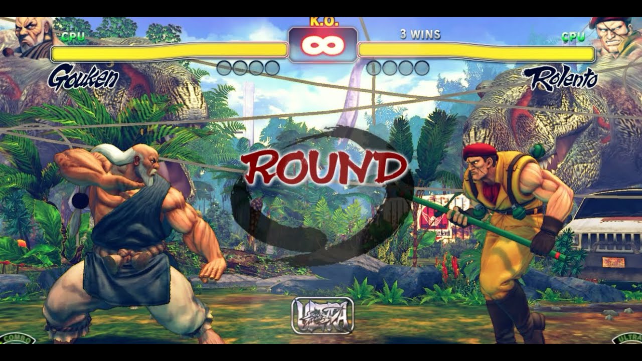 GOUKEN VS ROLENTO CPU VS CPU Ultra Street Fighter IV (Hardest AI) - YouTube
