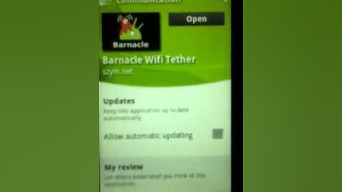 WiFi Tether For Virgin Mobile Samsung Intersept