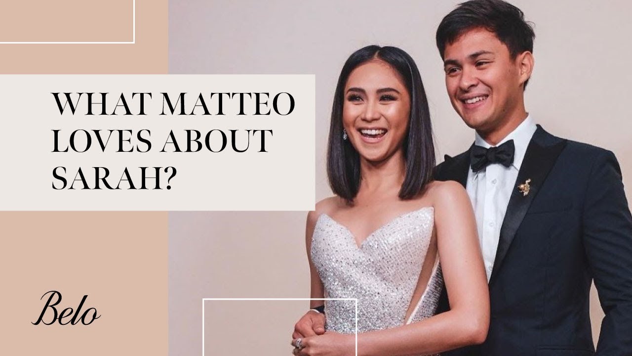 What Matteo Guidicelli Loves About Sarah Geronimo | Belo Medical Group