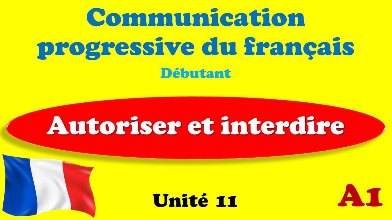Communication Progressive du Francais A1 _ Unité 11 - YouTube