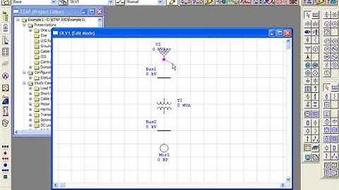 03 Creating one line diagram using ETAP software