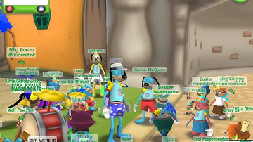 Toontown anniversary party first event