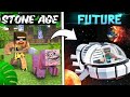 STONE AGE TO FUTURE AGE IN MINECRAFT!