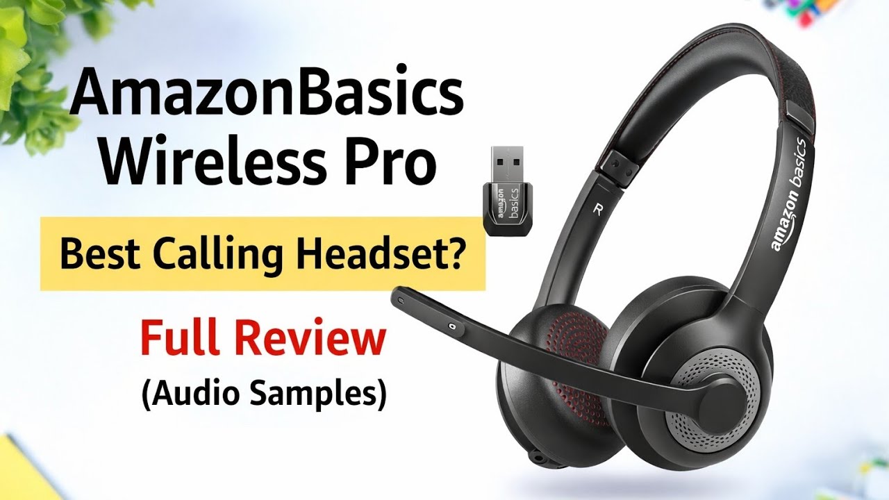 AmazonBasics Pro Wireless Headset Review