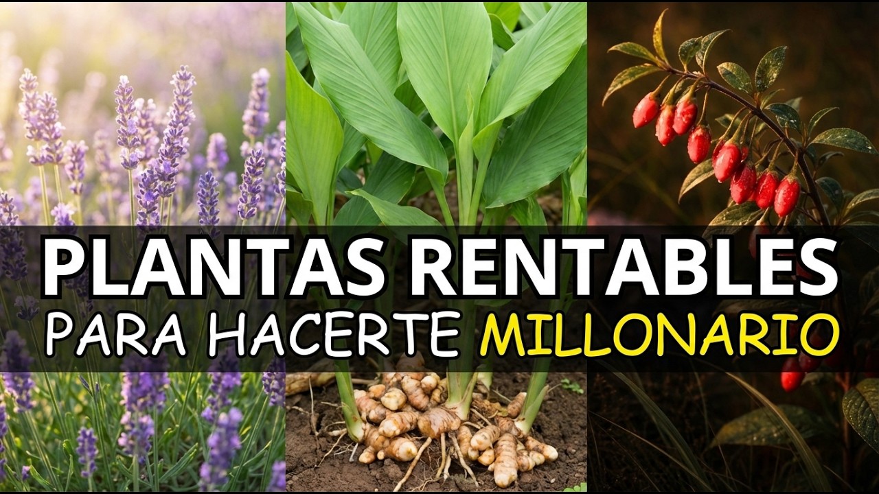 20 plantas rentables que te harán millonario